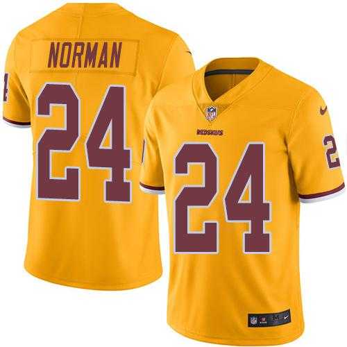 Nike Men & Women & Youth Redskins 24 Josh Norman Gold Color Rush Limited Jersey,We sell and wholesale Nike Men & Women & Youth Redskins 24 Josh Norman Gold Color Rush Limited Jersey on line form chian!
